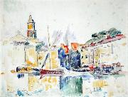 Paul Signac French Port of St. Tropez Spain oil painting artist